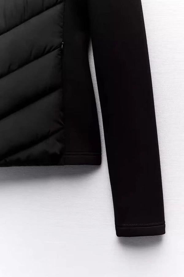 Women's Vacation Simple Style Solid Color Zipper Coat cotton clothes