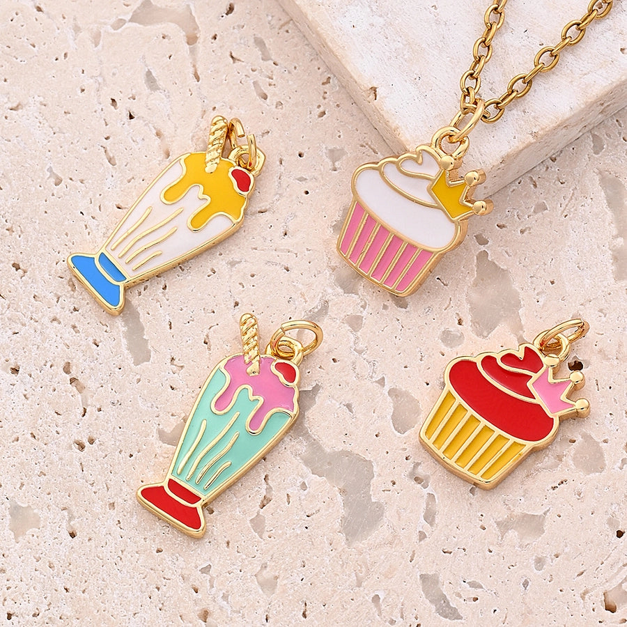 1 Pc/Package 17x13mm 21x10mm Hole 3~3.9mm Copper 18K Gold Plated Juice Cake Polished Pendant Jewelry Accessories