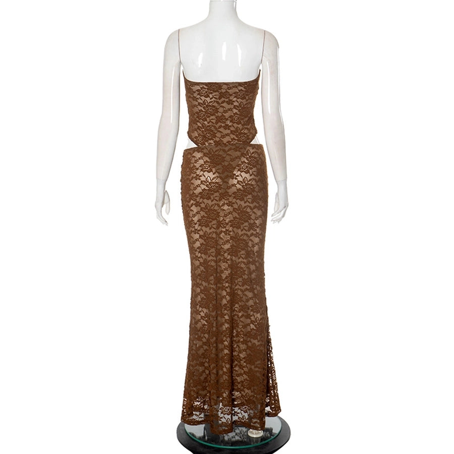 Holiday Women's Sexy Solid Color Polyester Skirt Sets Skirt Sets