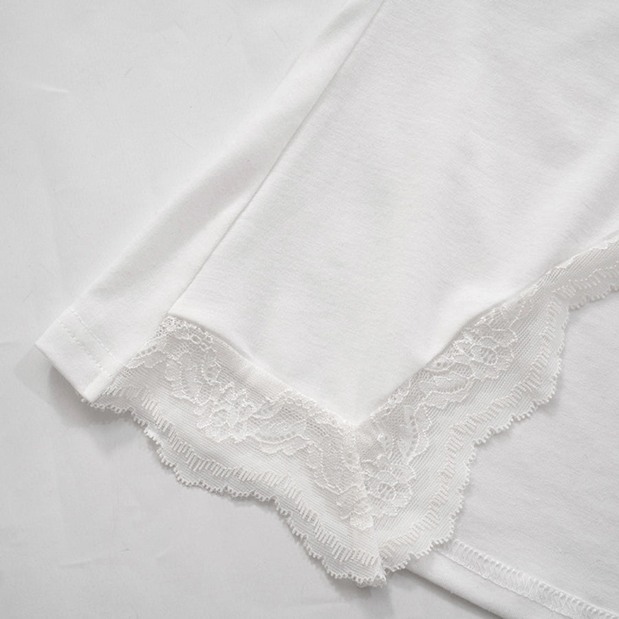 Women's T-shirt Long Sleeve Blouses Vacation Simple Style Solid Color