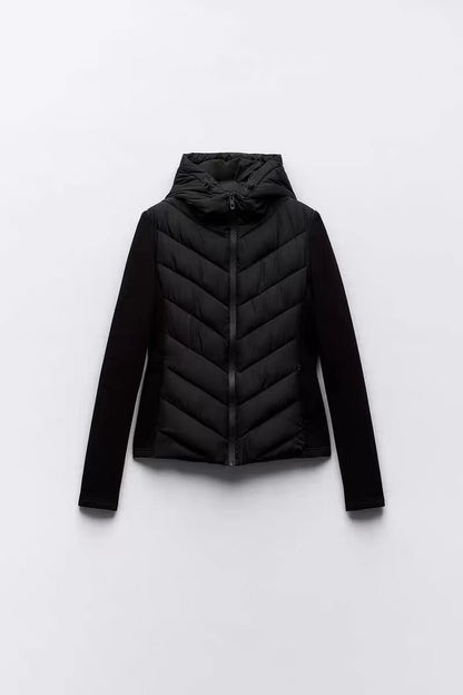 Women's Vacation Simple Style Solid Color Zipper Coat cotton clothes