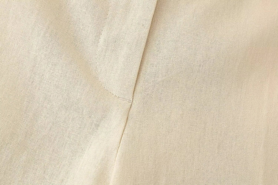 Business Women's British Style Solid Color Polyester Button Pants Sets Pants Sets