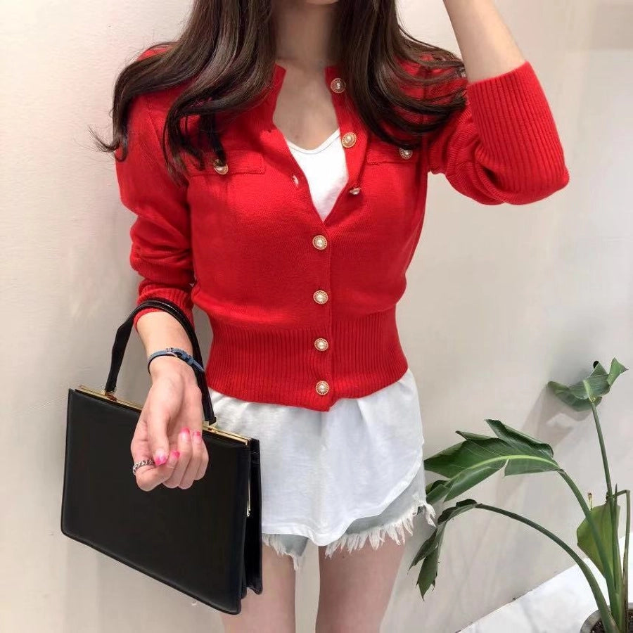 Women's Sweater Long Sleeve Sweaters & Cardigans Vacation Simple Style Solid Color