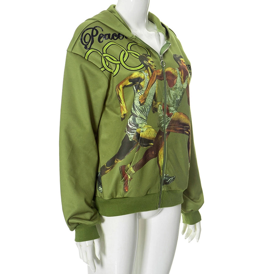 Hoodies & Sweatshirts Long Sleeve Streetwear Color Block