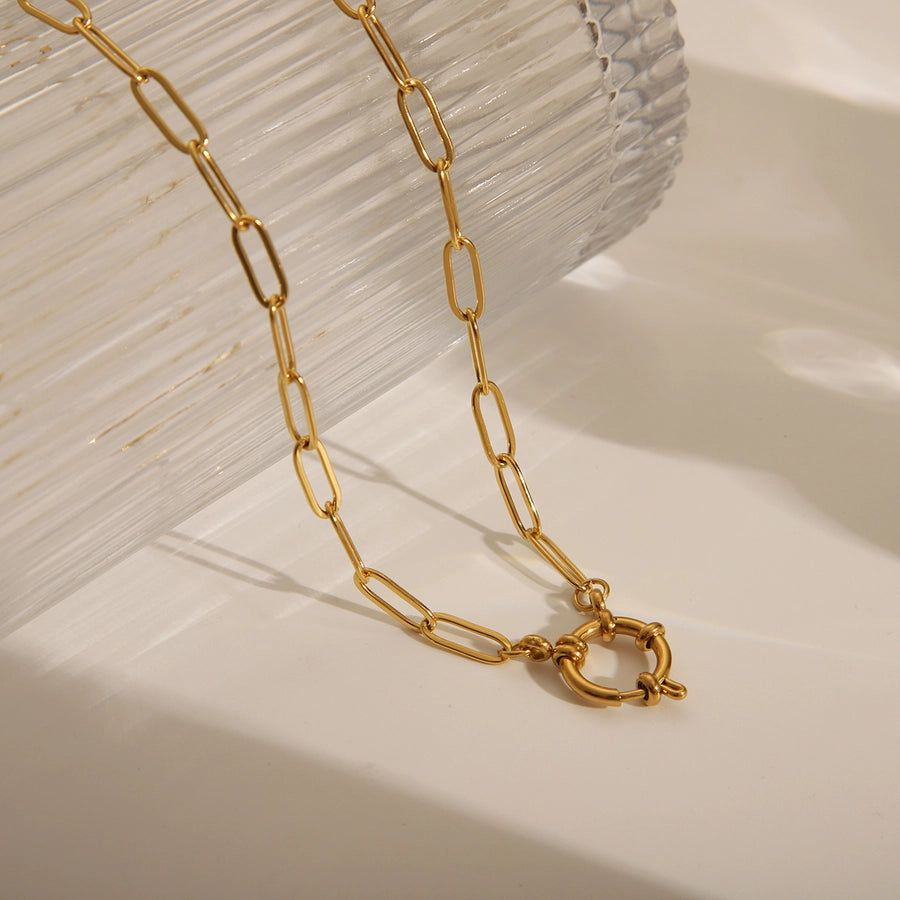 1 Piece 42.4MM Hole 1~1.9mm Copper 18K Gold Plated Heart Shape Polished Pendant Chain Jewelry Accessories