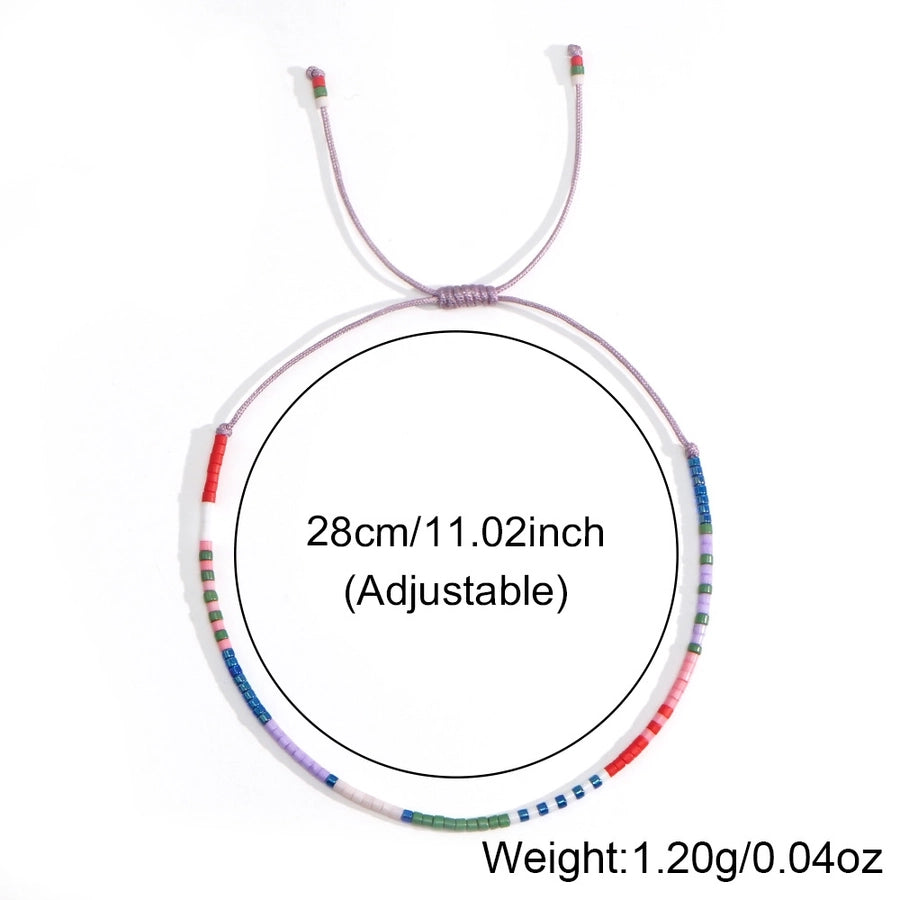 Casual Constellation Seed Bead rope Woven Chain Beaded Bracelets