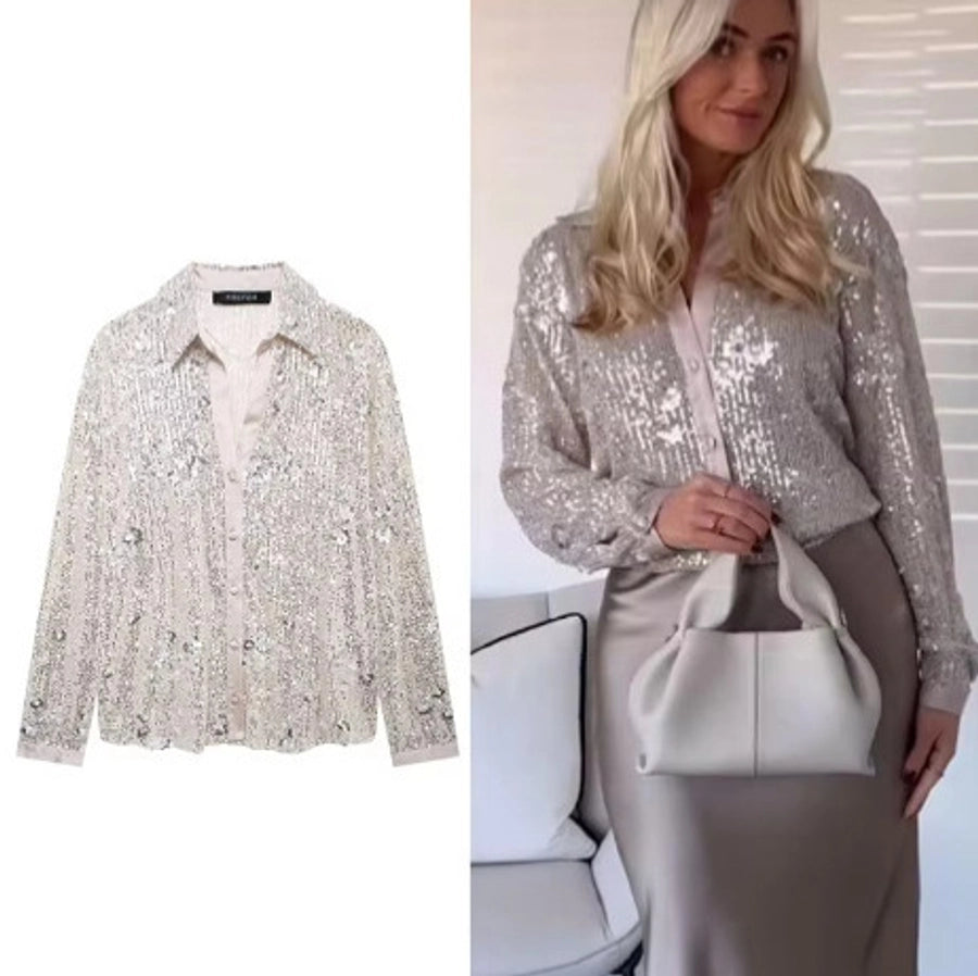 Women's Blouse Long Sleeve Blouses Simple Style Streetwear Solid Color