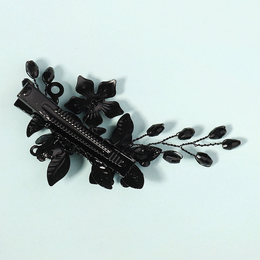 Women's Elegant Simple Style Leaf Iron Hair Clip