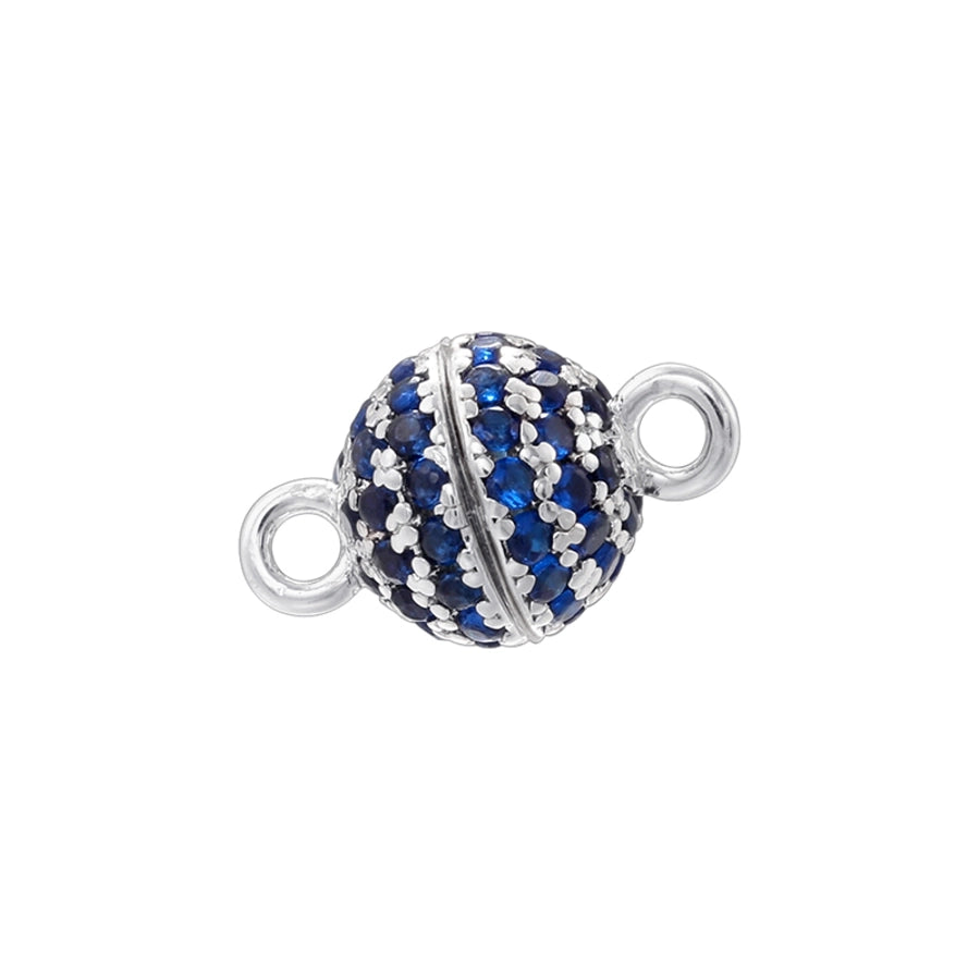 1 Piece Copper Zircon 18K Gold Plated Round Pendant Spacer Bars Jewelry Accessories