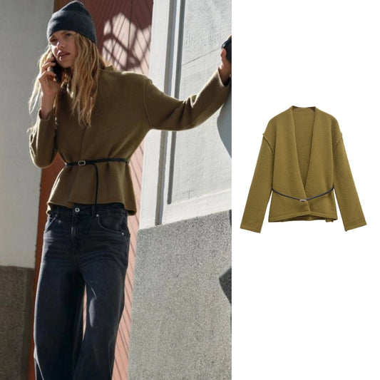Women's Sweater Long Sleeve Sweaters & Cardigans Vacation Simple Style Solid Color