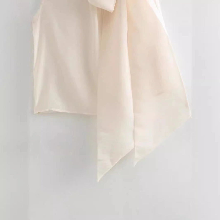 Women's Blouse Sleeveless Blouses Elegant Solid Color