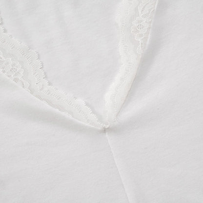 Women's T-shirt Long Sleeve Blouses Vacation Simple Style Solid Color