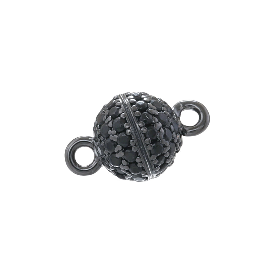 1 Piece Copper Zircon 18K Gold Plated Round Pendant Spacer Bars Jewelry Accessories