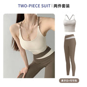 Ivory White Cocoa Color Trousers