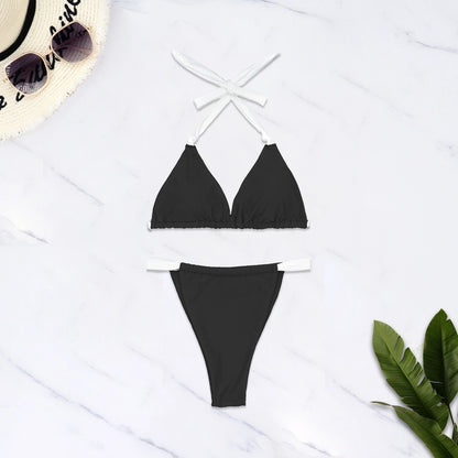Women's Multicolor 2 Pieces Set Bikinis Swimwear
