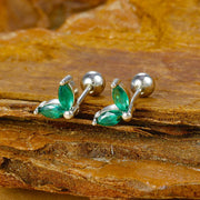 Y20284-Silver Lvzuan 1 Pair