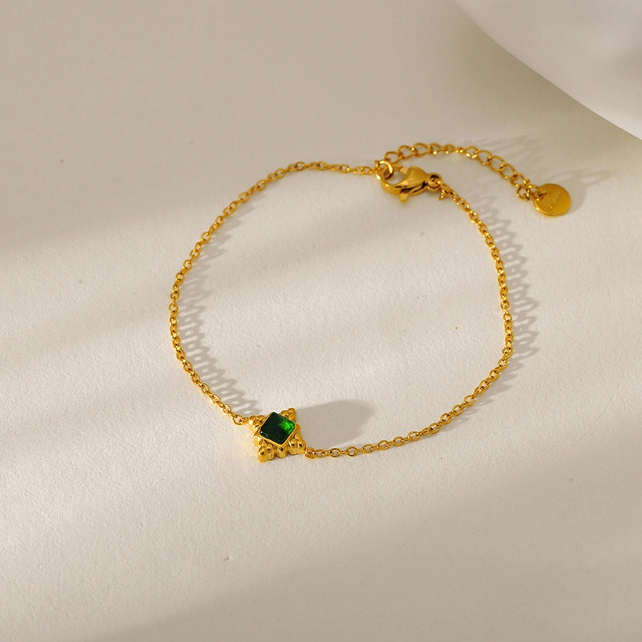 Elegant Luxurious Simple Style Geometric 304 Stainless Steel cable chain Bracelets In Bulk Stainless Steel Bracelets