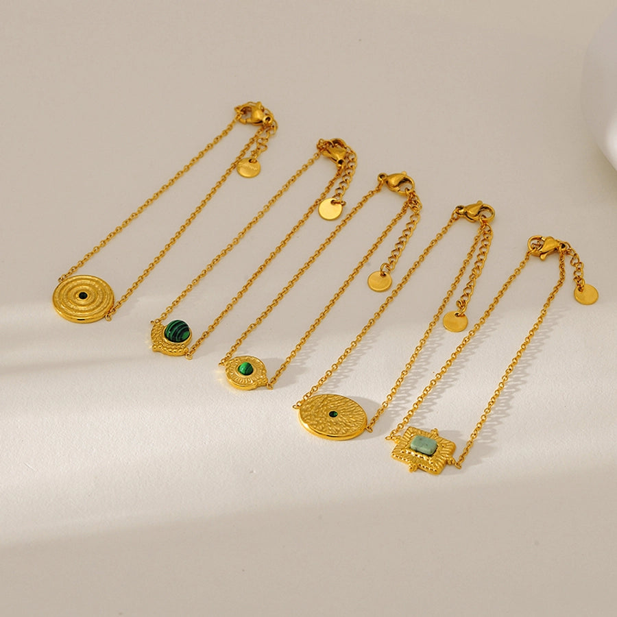 Vintage Style Simple Style Classic Style Geometric 304 Stainless Steel cable chain Bracelets In Bulk Stainless Steel Bracelets