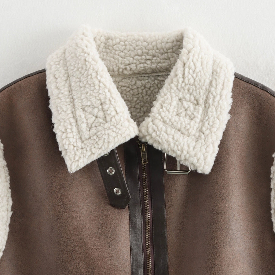Women's Vacation Simple Style Solid Color Zipper Vest Casual Jacket