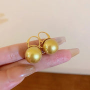 40# Ear Clip-Pearl-Yellow