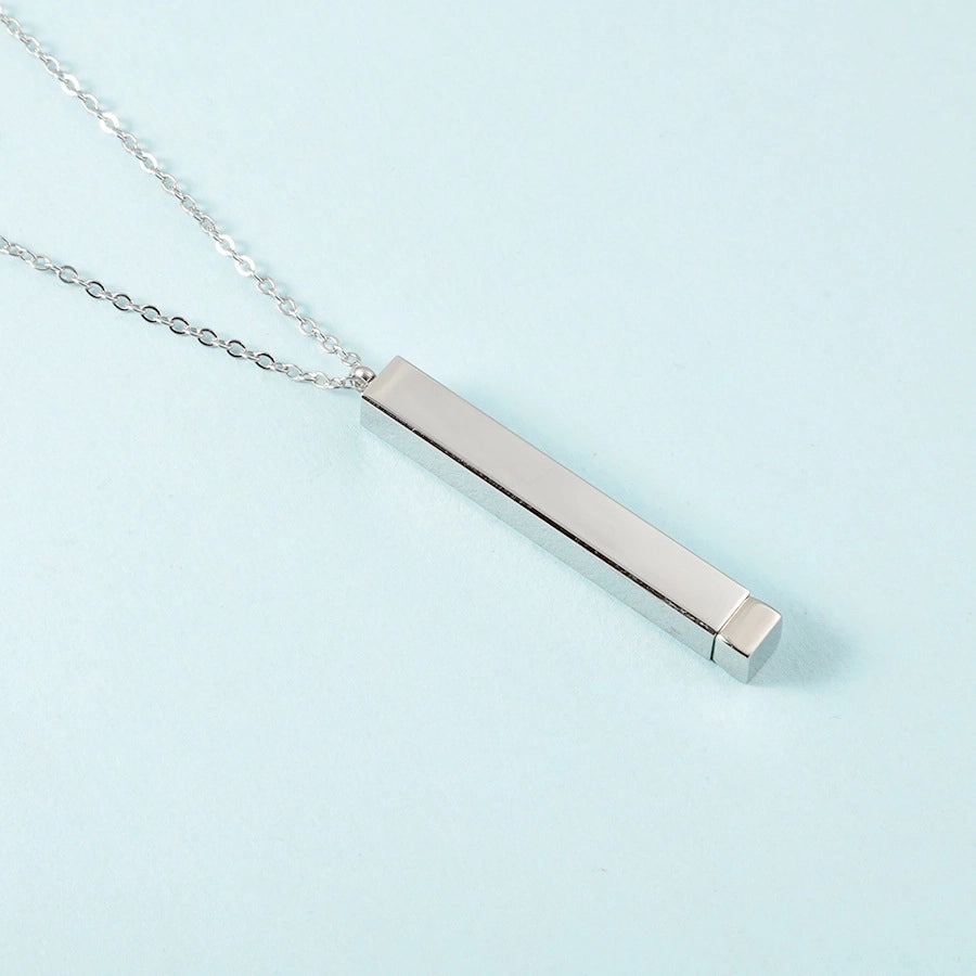 Jewelry Streetwear U Shape 304 Stainless Steel 18K Gold Plated Pendant Necklace