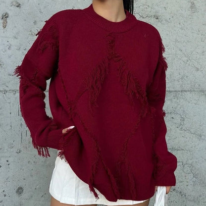 Women's Sweater Long Sleeve Sweaters & Cardigans Streetwear Solid Color