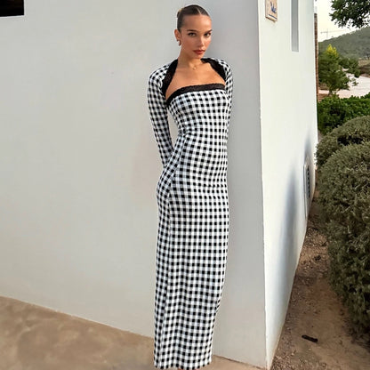 Daily Women's Streetwear Color Block Polyester Skirt Sets Skirt Sets