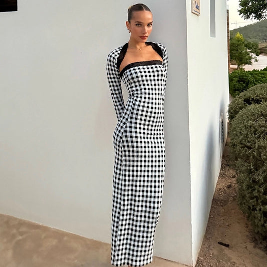 Daily Women's Streetwear Color Block Polyester Skirt Sets Skirt Sets