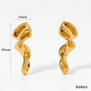 Gold Earrings D3053
