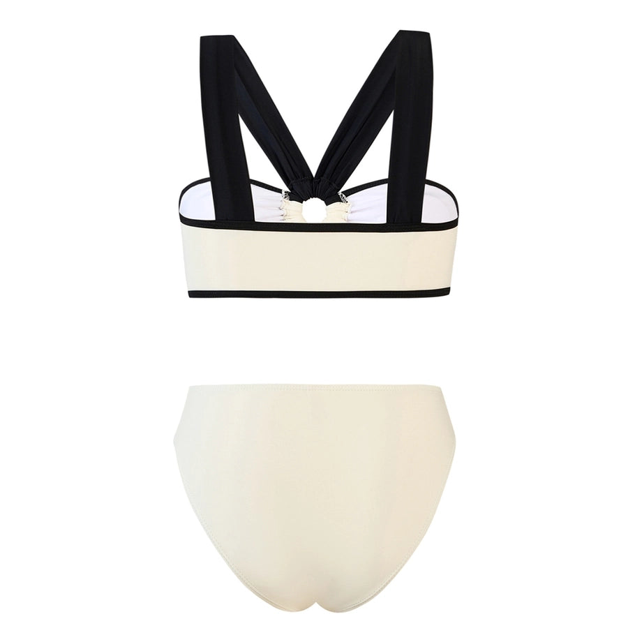 Women's Multicolor 2 Pieces Set Bikinis Swimwear