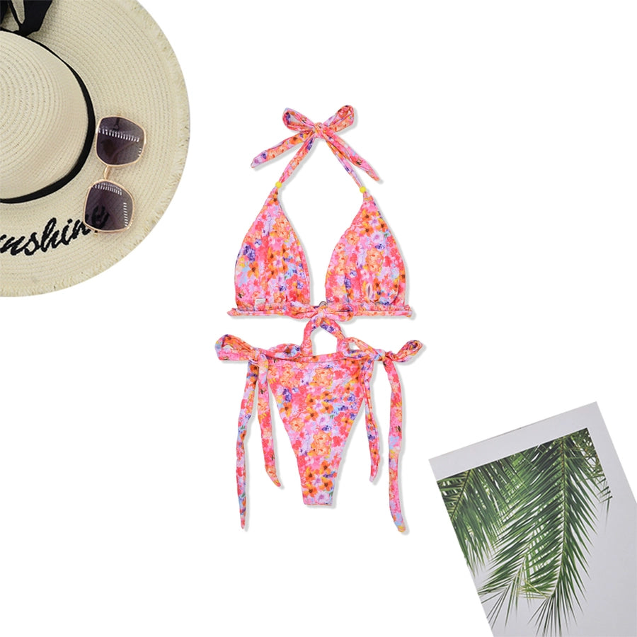 Women's Ditsy Floral 2 Pieces Set Bikinis Swimwear