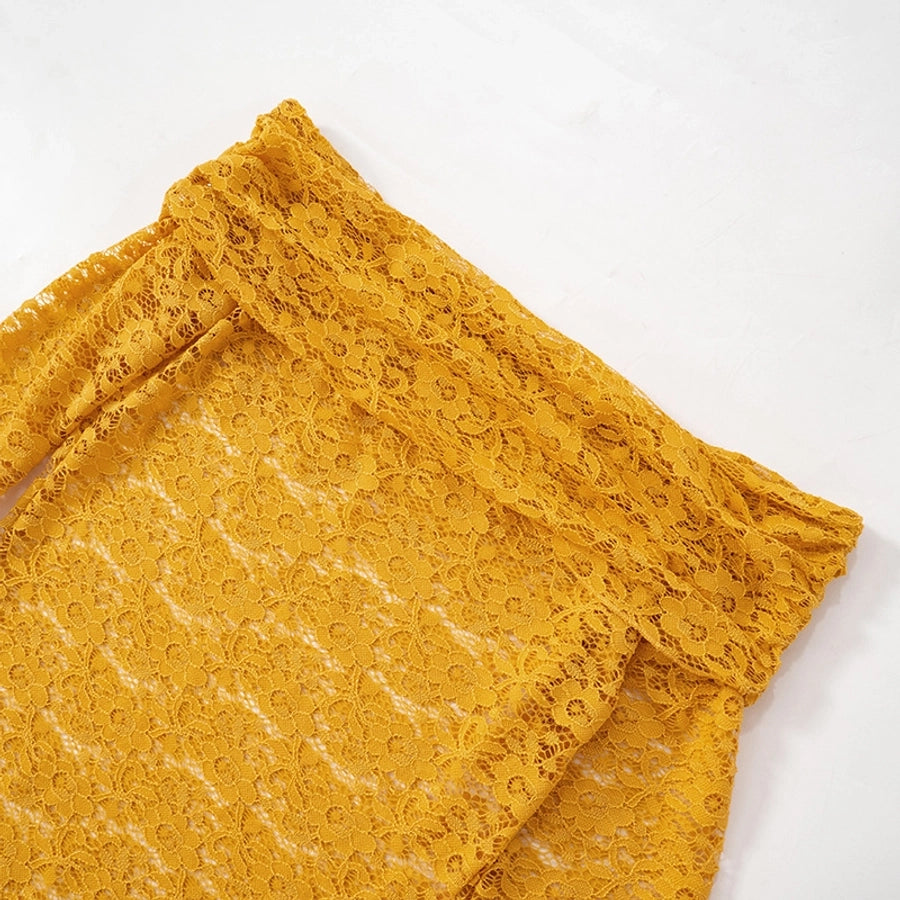 Women's Hip skirt Sexy Boat Neck Long Sleeve Solid Color Above Knee Masquerade