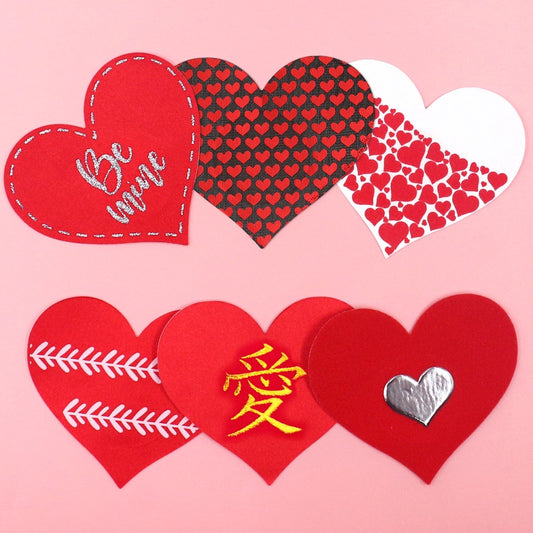 Full OF Love Valentine's Day breast beauty stickers heart-shaped disposable breast beauty stickers cover point Love cloth breast stickers self-adhesive