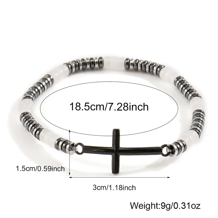 Bohemian Cross Semi-precious stone  Bracelets In Bulk Natural Stone Bracelet