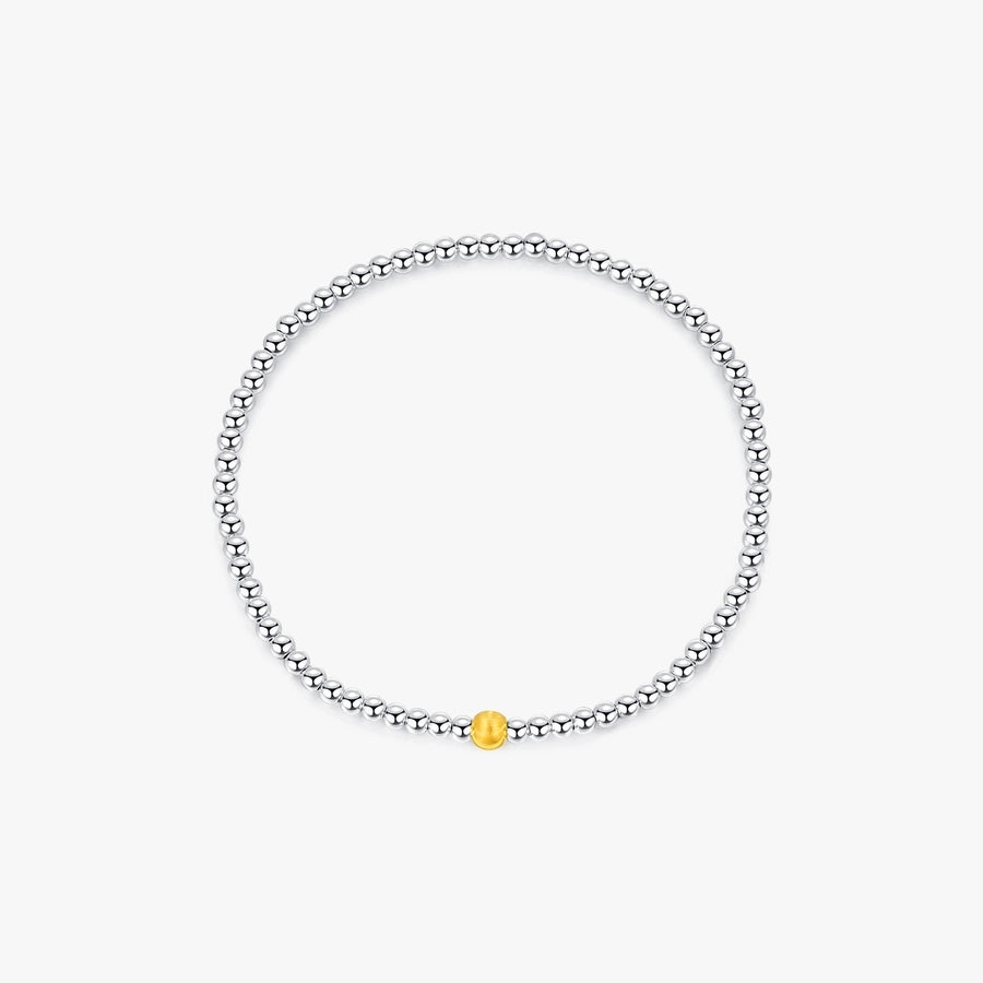 925 Sterling Silver ball chain Bracelets IG Style Simple Style