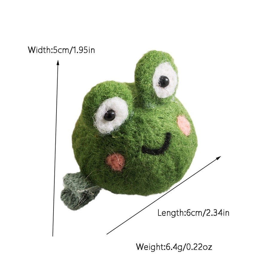 Children Unisex Cute Animal Star Cherry Cashmere Hair Clip