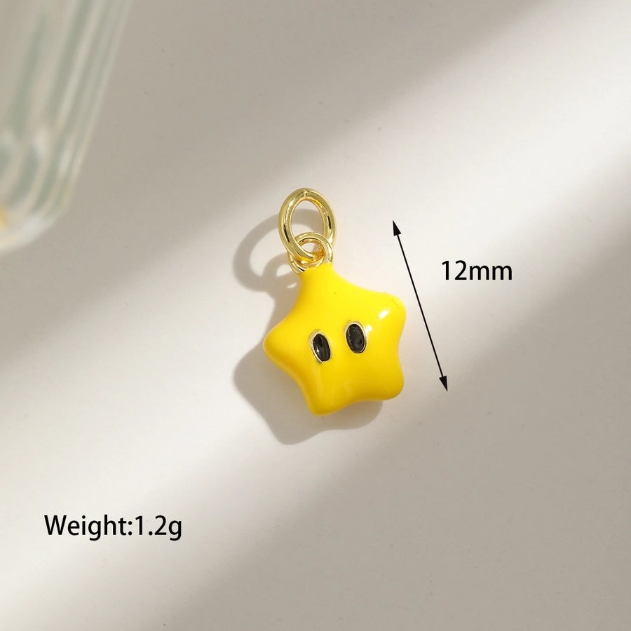 1 Piece 14.4MM Hole 1~1.9mm Copper 18K Gold Plated Animal Polished Pendant Chain Jewelry Accessories