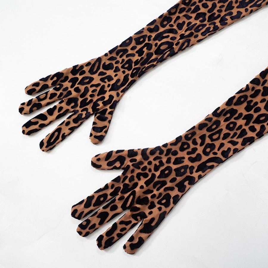 Women's Masquerade Streetwear Leopard Jumpsuits Jumpsuits