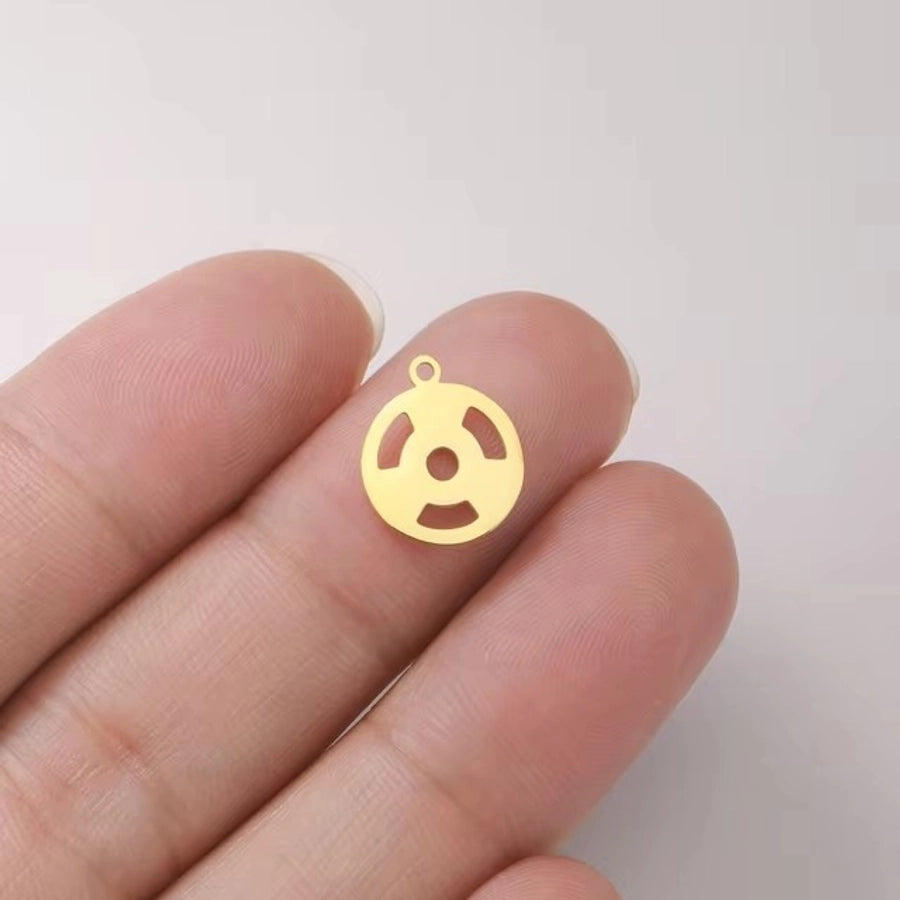 1 Piece 304 Stainless Steel Geometric Pendant