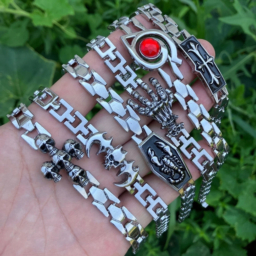 Punk Streetwear Geometric Alloy Chain Chain & Link Bracelets