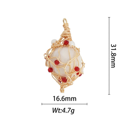 1 Piece Copper Geometric Devil's Eye Star Pendant