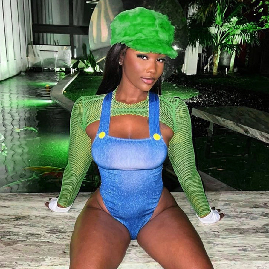 Women's Bodysuits Long Sleeve Bodysuits Sexy Solid Color