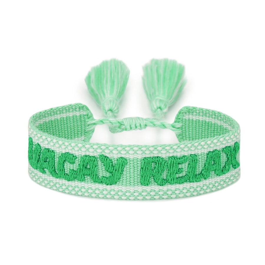 Cute Sweet Sports Letter cord Woven Chain String Bracelets