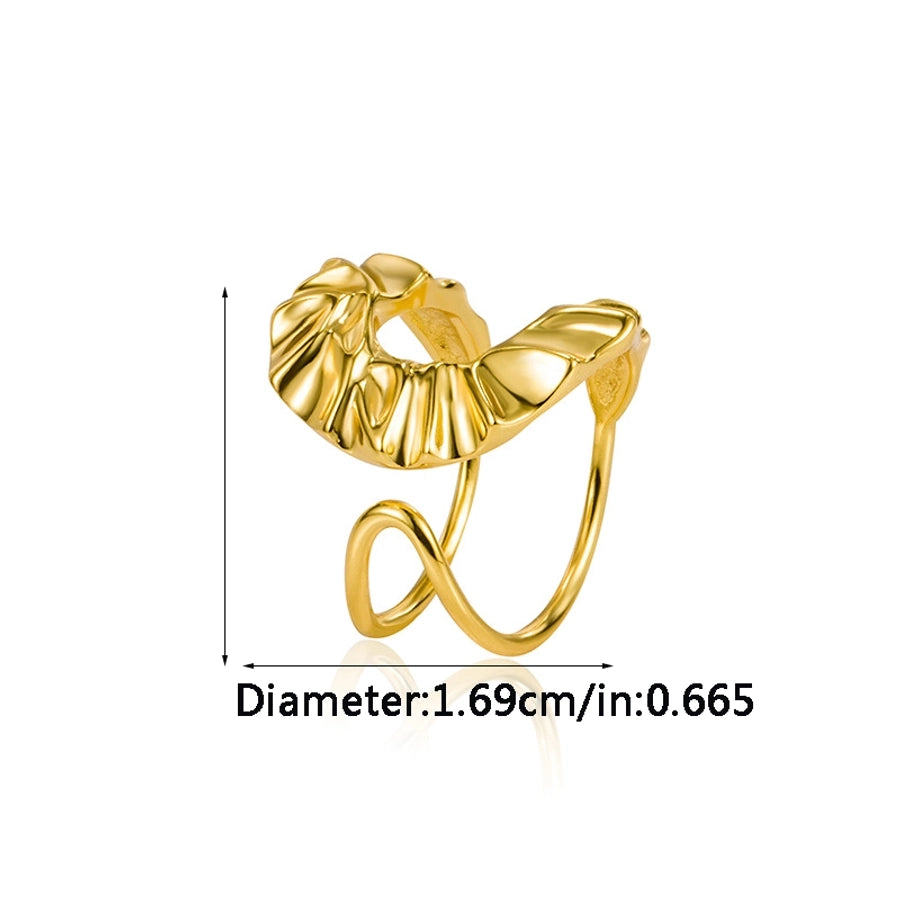 925 Sterling Silver Geometric Adjustable Ring Open Rings Rings