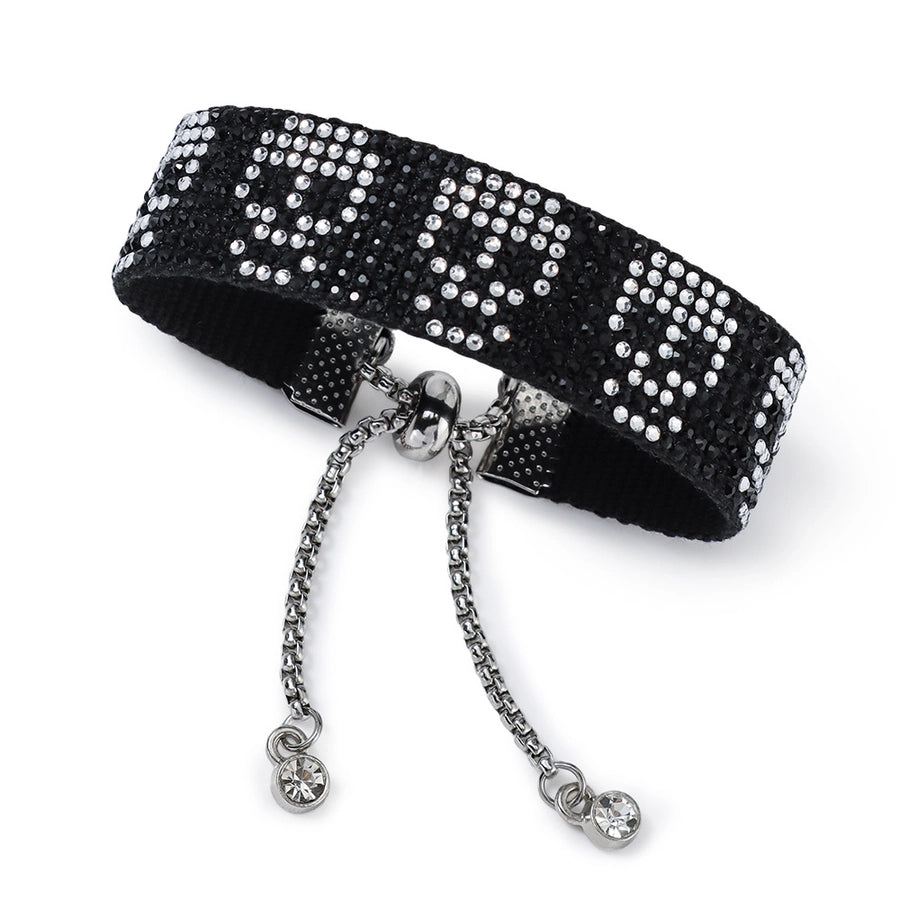 Hip-Hop Rock Artistic Skull Polyester Woven Chain String Bracelets