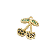 Vd1639 Gold Colorful Crystals Cherry