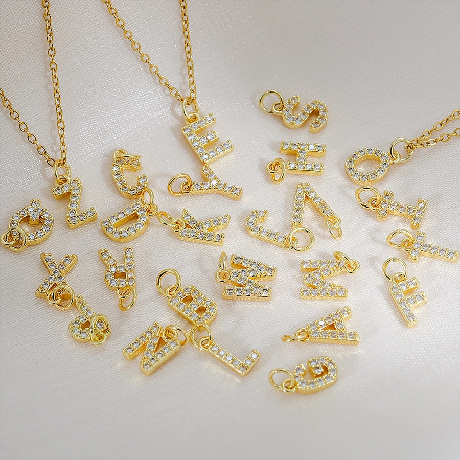 Jewelry Basic Retro Classic Style Letter 304 Stainless Steel Copper Pendant Necklace