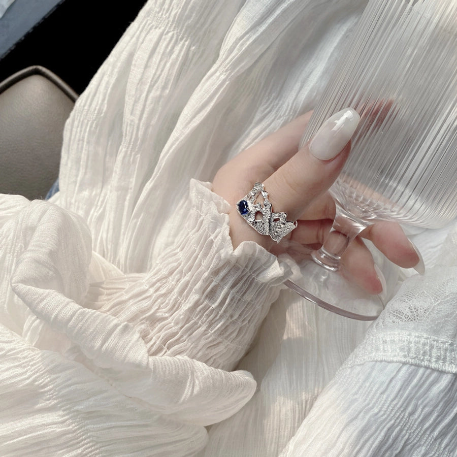 925 Sterling Silver Geometric Rings