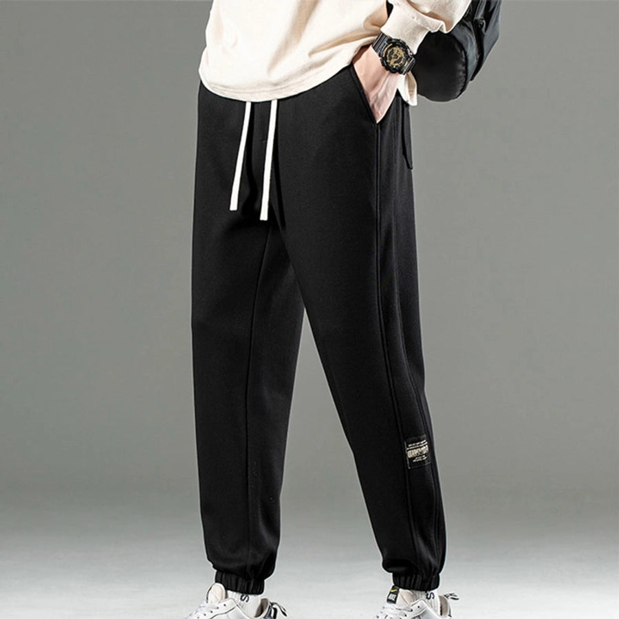 Men's Solid Color Simple Style Classic Style Loose Men's Bottoms