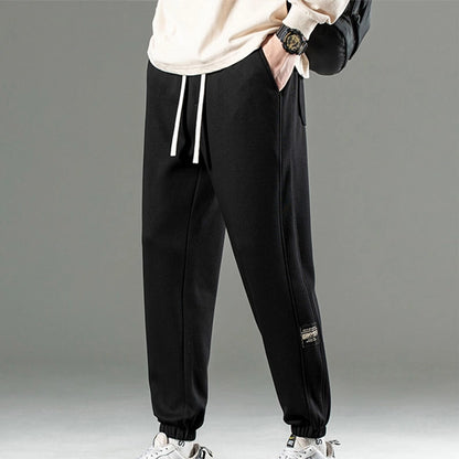 Men's Solid Color Simple Style Classic Style Loose Men's Bottoms